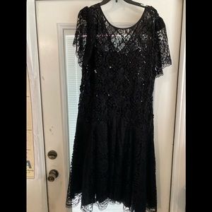 Black evening dress